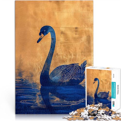 Denkspiel Eleganter Schwan 1000-Teile-Puzzle für Erwachsene 70x100cm denn eignet ganze Familie für 14+ von LGNBTGM