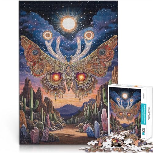 Denkspiel Fantasie-Schmetterlingstotem 1000-teiliges Puzzle für Erwachsene 26x38cm einzigartiges Herausforderungsspiel für 14+ Denkspiel Fantasie-Schmetterlingstotem 1000-teiliges Puzzle für Erwachsene 26x38cm einzigartiges Herausforderungsspiel für 14+ von LGNBTGM