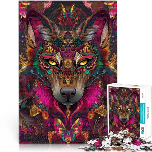 Denkspiel Fantasie-Zauberwolf 1000 Teenager-Teile-Puzzle 50x75cm mit vollständig ineinander greifenden, zufällig geformten Teilen ab 14 Jahren Denkspiel Fantasie-Zauberwolf 1000 Teenager-Teile-Puzzle 50x75cm mit vollständig ineinander greifenden, zufällig geformten Teilen ab 14 Jahren von LGNBTGM