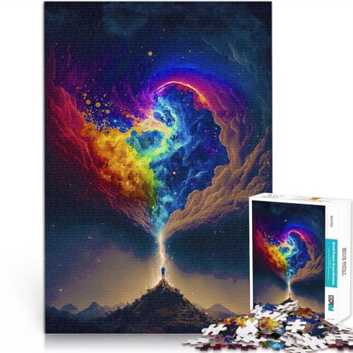 Denkspiel Farben der Galaxie Puzzle 1000 Teile für Erwachsene 70x100cm denn eignet ganze Familie für 14+ von LGNBTGM