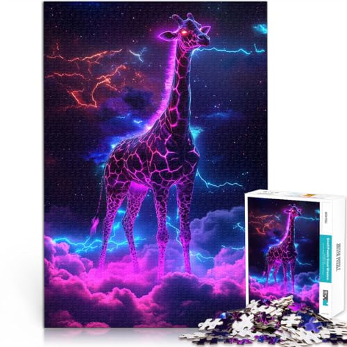 Denkspiel Giraffe, Weltraumtier 1000-teiliges Teenager-Puzzle 50x75cm eignet ganze Familie für und ab 14 Jahren Denkspiel Giraffe, Weltraumtier 1000-teiliges Teenager-Puzzle 50x75cm eignet ganze Familie für und ab 14 Jahren von LGNBTGM