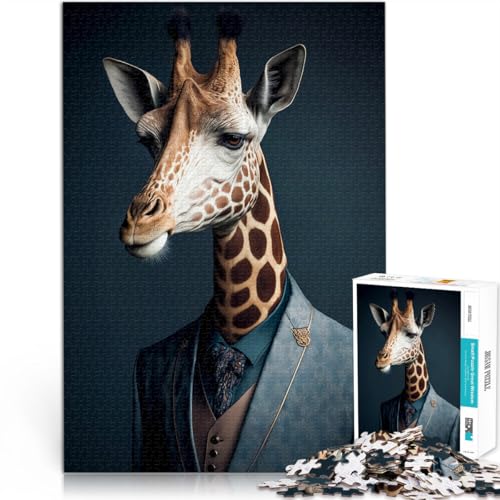 Denkspiel Giraffe 1000-teiliges Puzzle für Erwachsene 38x52cm eignet ganze Familie für ab 14 Jahren Denkspiel Giraffe 1000-teiliges Puzzle für Erwachsene 38x52cm eignet ganze Familie für ab 14 Jahren von LGNBTGM