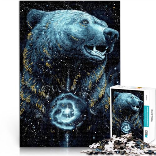 Denkspiel Im Dunkeln Bär Puzzle 1000 Teile für Jugendliche 26x38cm denn eignet ganze Familie Geeignet ab 14 Jahren Denkspiel Im Dunkeln Bär Puzzle 1000 Teile für Jugendliche 26x38cm denn eignet ganze Familie Geeignet ab 14 Jahren von LGNBTGM