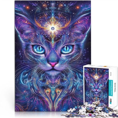 Denkspiel Katze Puzzle für Erwachsene, 1000 Teile 70x100cm eignet ganze Familie ab 14 Jahren von LGNBTGM