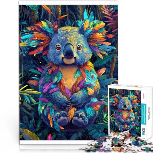 Denkspiel Koala in farbenfroher Kunst Teenager 1000 Teile Puzzle 50x75cm Jedes Stück ist einzigartig – Anspruchsvolles Familienspiel für ab 14 Jahren Denkspiel Koala in farbenfroher Kunst Teenager 1000 Teile Puzzle 50x75cm Jedes Stück ist einzigartig – Anspruchsvolles Familienspiel für ab 14 Jahren von LGNBTGM