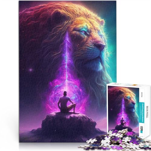 Denkspiel Kosmischer Weltraumlöwe Puzzle 1000 Teile für Jugendliche 26x38cm denn eignet ganze Familie Geeignet ab 14 Jahren Denkspiel Kosmischer Weltraumlöwe Puzzle 1000 Teile für Jugendliche 26x38cm denn eignet ganze Familie Geeignet ab 14 Jahren von LGNBTGM