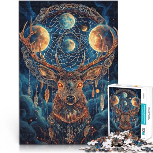 Denkspiel Magischer Hirsch Puzzle 1000 Teile für Jugendliche 26x38cm eignet ganze Familie ab 14 Jahren Denkspiel Magischer Hirsch Puzzle 1000 Teile für Jugendliche 26x38cm eignet ganze Familie ab 14 Jahren von LGNBTGM
