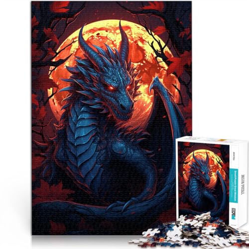 Denkspiel Majestätischer feuriger Drache 1000-Teile-Puzzle für Erwachsene 26x38cm mit vollständig ineinander greifenden, zufällig geformten Teilen Geeignet ab 14 Jahren Denkspiel Majestätischer feuriger Drache 1000-Teile-Puzzle für Erwachsene 26x38cm mit vollständig ineinander greifenden, zufällig geformten Teilen Geeignet ab 14 Jahren von LGNBTGM