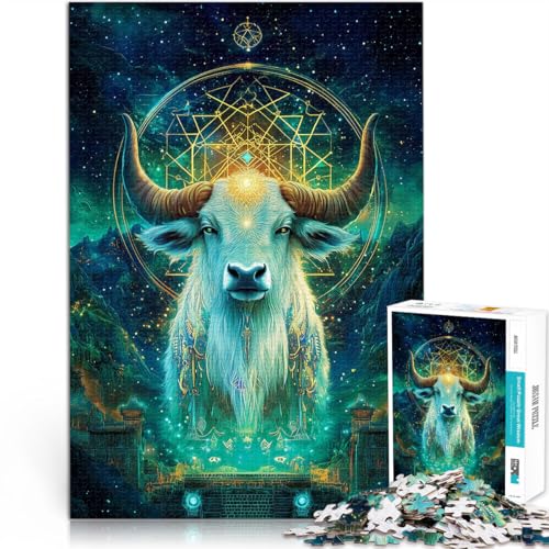 Denkspiel Mythisches Tier Bulle 1000-teiliges Puzzle für Teenager 26x38cm Jedes Stück ist einzigartig – Anspruchsvolles Familienspiel für und ab 14 Jahren Denkspiel Mythisches Tier Bulle 1000-teiliges Puzzle für Teenager 26x38cm Jedes Stück ist einzigartig – Anspruchsvolles Familienspiel für und ab 14 Jahren von LGNBTGM