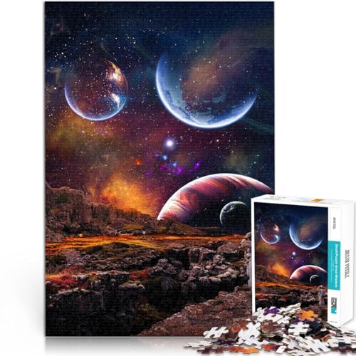 Denkspiel Natur auf einem Anderen Planeten Puzzle 1000 Teile für Jugendliche 50x75cm Geeignet für die Schreibtischdekoration Geeignet ab 14 Jahren Denkspiel Natur auf einem Anderen Planeten Puzzle 1000 Teile für Jugendliche 50x75cm Geeignet für die Schreibtischdekoration Geeignet ab 14 Jahren von LGNBTGM