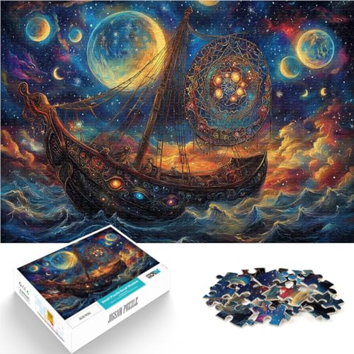 Denkspiel Piratenschiff unter den Sternen Teenager-Puzzle 1000 Teile 50x75cm mit vollständig ineinander greifenden, zufällig geformten Teilen Geeignet ab 14 Jahren Denkspiel Piratenschiff unter den Sternen Teenager-Puzzle 1000 Teile 50x75cm mit vollständig ineinander greifenden, zufällig geformten Teilen Geeignet ab 14 Jahren von LGNBTGM