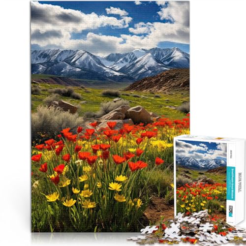 Denkspiel Poster Frühlingsberge Puzzle für Erwachsene mit 1000 Teilen 26x38cm einzigartiges Herausforderungsspiel für 14+ Denkspiel Poster Frühlingsberge Puzzle für Erwachsene mit 1000 Teilen 26x38cm einzigartiges Herausforderungsspiel für 14+ von LGNBTGM