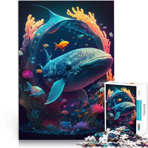 Denkspiel Psychedelischer Leviathan Puzzle 1000 Teile für Erwachsene 26x38cm eignet ganze Familie ab 14 Jahren Denkspiel Psychedelischer Leviathan Puzzle 1000 Teile für Erwachsene 26x38cm eignet ganze Familie ab 14 Jahren von LGNBTGM