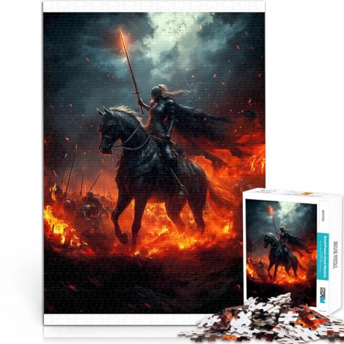 Denkspiel Ritter in Flammen 1000-teiliges Teenager-Puzzle 26x38cm denn eignet ganze Familie für ab 14 Jahren Denkspiel Ritter in Flammen 1000-teiliges Teenager-Puzzle 26x38cm denn eignet ganze Familie für ab 14 Jahren von LGNBTGM