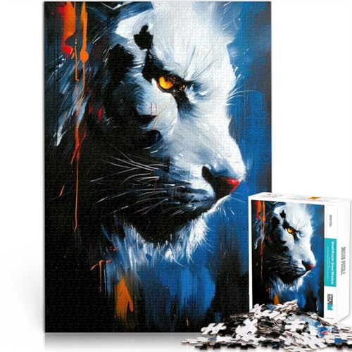 Denkspiel Schattentiger Puzzle 1000 Teile für Jugendliche 38x52cm Wanddekoration Einzigartige Geburtstags ab 14 Jahren Denkspiel Schattentiger Puzzle 1000 Teile für Jugendliche 38x52cm Wanddekoration Einzigartige Geburtstags ab 14 Jahren von LGNBTGM