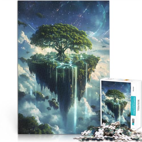 Denkspiel Schwimmende Insel mit Baum Puzzle 1000 Teile für Erwachsene 26x38cm Einzigartige Wohndekoration und Geschenke für ab 14 Jahren Denkspiel Schwimmende Insel mit Baum Puzzle 1000 Teile für Erwachsene 26x38cm Einzigartige Wohndekoration und Geschenke für ab 14 Jahren von LGNBTGM