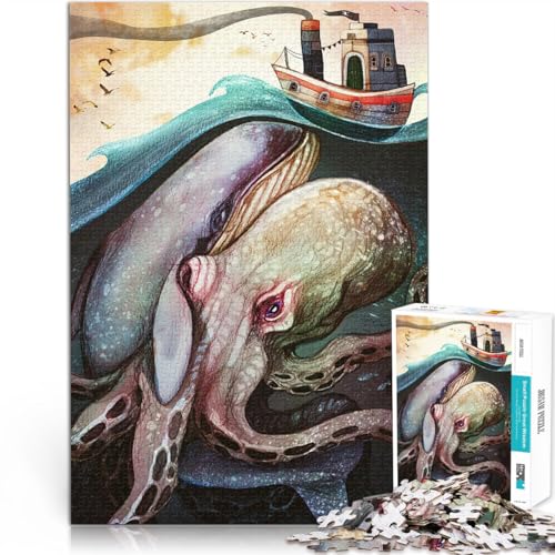 Denkspiel Seltsame Wellen Puzzle 1000 Teile für Erwachsene 50x75cm denn eignet ganze Familie für ab 14 Jahren Denkspiel Seltsame Wellen Puzzle 1000 Teile für Erwachsene 50x75cm denn eignet ganze Familie für ab 14 Jahren von LGNBTGM