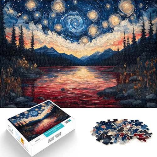 Denkspiel Sonnenuntergang am Sternensee Teenager-Puzzle 1000 Teile 38x52cm eignet ganze Familie ab 14 Jahren Denkspiel Sonnenuntergang am Sternensee Teenager-Puzzle 1000 Teile 38x52cm eignet ganze Familie ab 14 Jahren von LGNBTGM