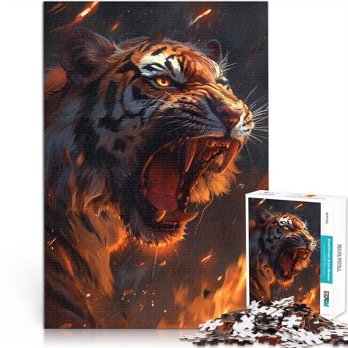 Denkspiel Tigergebrüll 1000-teiliges Puzzle für Erwachsene 38x52cm eignet ganze Familie für ab 14 Jahren Denkspiel Tigergebrüll 1000-teiliges Puzzle für Erwachsene 38x52cm eignet ganze Familie für ab 14 Jahren von LGNBTGM