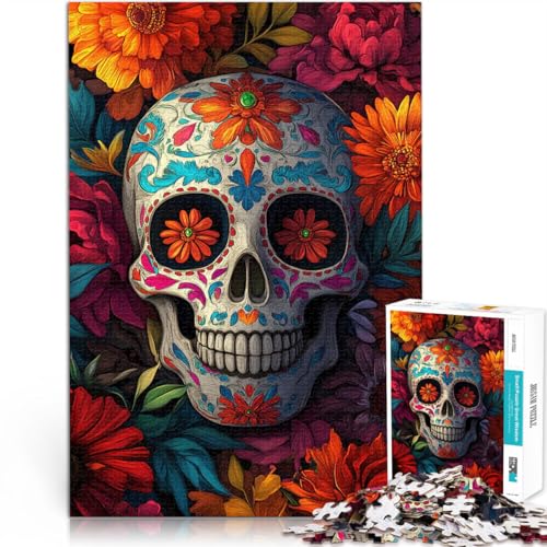 Denkspiel Totenkopf und Blumen 1000-teilige Puzzles für Erwachsene 50x75cm Lustige Aktivitäten für zu Hause, Geburtstagsgeschenk, Reisegeschenk, für ab 14 Jahren Denkspiel Totenkopf und Blumen 1000-teilige Puzzles für Erwachsene 50x75cm Lustige Aktivitäten für zu Hause, Geburtstagsgeschenk, Reisegeschenk, für ab 14 Jahren von LGNBTGM