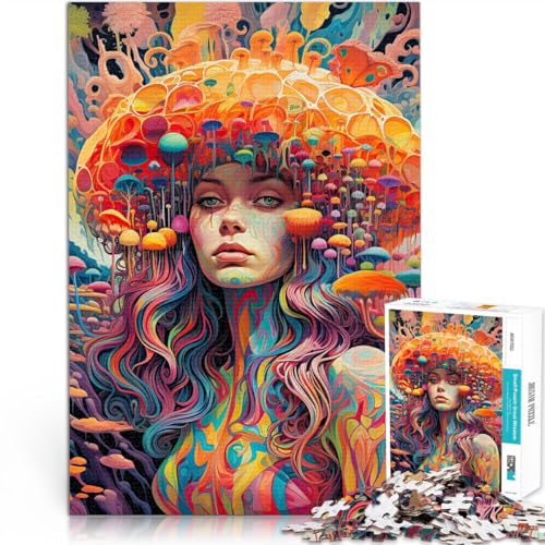 Denkspiel Trippy Art 1000-teiliges Teenager-Puzzle 26x38cm mit vollständig ineinander greifenden, zufällig geformten Teilen für ab 14 Jahren Denkspiel Trippy Art 1000-teiliges Teenager-Puzzle 26x38cm mit vollständig ineinander greifenden, zufällig geformten Teilen für ab 14 Jahren von LGNBTGM