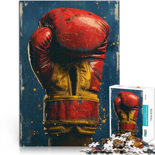 Denkspiel Vintage-Boxhandschuh 1000 Teenager-Teile-Puzzle 26x38cm denn eignet ganze Familie Geeignet ab 14 Jahren Denkspiel Vintage-Boxhandschuh 1000 Teenager-Teile-Puzzle 26x38cm denn eignet ganze Familie Geeignet ab 14 Jahren von LGNBTGM