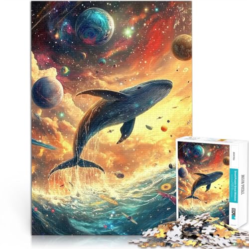 Denkspiel Wal im Weltraum Puzzle 1000 Teile für Erwachsene 38x52cm denn eignet ganze Familie für ab 14 Jahren Denkspiel Wal im Weltraum Puzzle 1000 Teile für Erwachsene 38x52cm denn eignet ganze Familie für ab 14 Jahren von LGNBTGM
