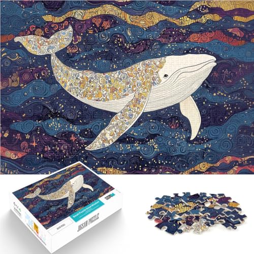 Denkspiel Weißer Wal im Wirbel 2000-Teile-Puzzle für Erwachsene 70x100cm Einzigartige Geburtstags- und Geschenkideen Geeignet ab 14 Jahren Denkspiel Weißer Wal im Wirbel 2000-Teile-Puzzle für Erwachsene 70x100cm Einzigartige Geburtstags- und Geschenkideen Geeignet ab 14 Jahren von LGNBTGM