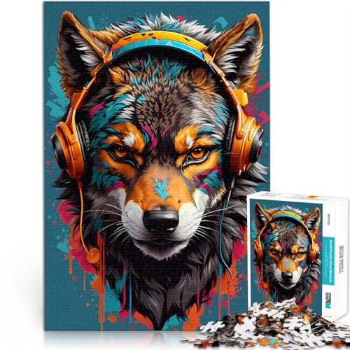 Denkspiel Wolfskopf 1000-teilige Puzzles für Erwachsene 38x52cm Jedes Stück ist einzigartig – Anspruchsvolles Familienspiel für ab 14 Jahren Denkspiel Wolfskopf 1000-teilige Puzzles für Erwachsene 38x52cm Jedes Stück ist einzigartig – Anspruchsvolles Familienspiel für ab 14 Jahren von LGNBTGM