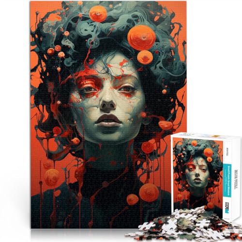 Denkspiel künstlerische Frau Puzzle 1000 Teile für Erwachsene 38x52cm eignet ganze Familie für ab 14 Jahren Denkspiel künstlerische Frau Puzzle 1000 Teile für Erwachsene 38x52cm eignet ganze Familie für ab 14 Jahren von LGNBTGM