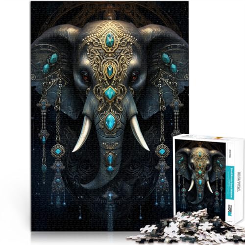 Denkspiel magischer Elefant Puzzle für Erwachsene, 1000 Teile 38x52cm denn eignet ganze Familie für ab 14 Jahren Denkspiel magischer Elefant Puzzle für Erwachsene, 1000 Teile 38x52cm denn eignet ganze Familie für ab 14 Jahren von LGNBTGM