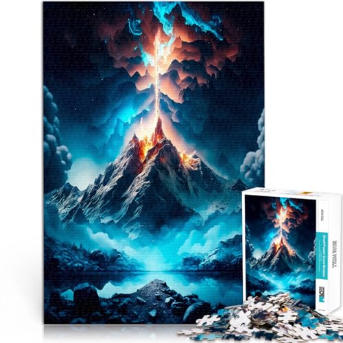 Denksportaufgabe für Blauer Vulkan Teenager 1000-teiliges Puzzle 26x38cm Wanddekoration Einzigartige Geburtstags ab 14 Jahren Denksportaufgabe für Blauer Vulkan Teenager 1000-teiliges Puzzle 26x38cm Wanddekoration Einzigartige Geburtstags ab 14 Jahren von LGNBTGM