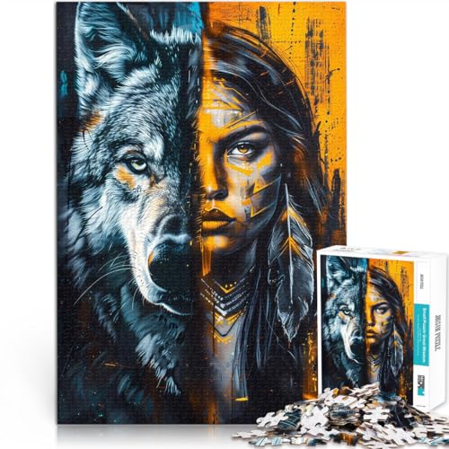 Denksportaufgabe für Gelber Indianer Puzzle für Erwachsene 1000 Teile 50x75cm Lernspiel für Geburtstag, Weihnachten für ab 14 Jahren Denksportaufgabe für Gelber Indianer Puzzle für Erwachsene 1000 Teile 50x75cm Lernspiel für Geburtstag, Weihnachten für ab 14 Jahren von LGNBTGM