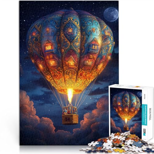 Denksportaufgabe für Heißluftballon Puzzle für Jugendliche 1000 Teile 26x38cm Die Liebe zwischen Paaren stärken für ab 14 Jahren von LGNBTGM
