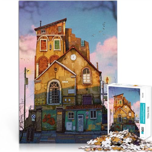Denksportaufgabe für Straßenansicht Puzzle 1000 Teile für Erwachsene 50x75cm einzigartiges Herausforderungsspiel ab 14 Jahren Denksportaufgabe für Straßenansicht Puzzle 1000 Teile für Erwachsene 50x75cm einzigartiges Herausforderungsspiel ab 14 Jahren von LGNBTGM