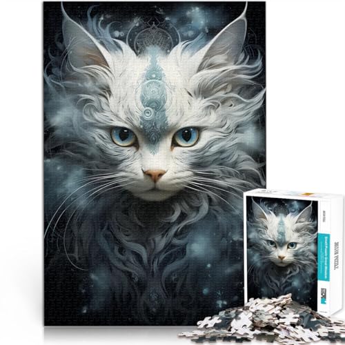 Denksportaufgabe für Tierische Rätselkunst Teenager-Puzzles 1000 Teile 26x38cm Wunschliste mit dem Weihnachtsmann für ab 14 Jahren von LGNBTGM
