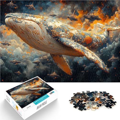 Entspannungsspiele Abstraktes Gemälde Wal Puzzle für Jugendliche 1000 Teile 26x38cm Geburtstagsgeschenk, Geschenke für ab 14 Jahren Entspannungsspiele Abstraktes Gemälde Wal Puzzle für Jugendliche 1000 Teile 26x38cm Geburtstagsgeschenk, Geschenke für ab 14 Jahren von LGNBTGM
