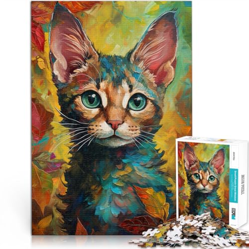Entspannungsspiele Babykatze in Aquarell 1000-Teile-Puzzle für Teenager 26x38cm Lernspiel für Geburtstag, Weihnachten für ab 14 Jahren Entspannungsspiele Babykatze in Aquarell 1000-Teile-Puzzle für Teenager 26x38cm Lernspiel für Geburtstag, Weihnachten für ab 14 Jahren von LGNBTGM