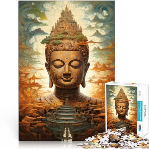 Entspannungsspiele Buddha-Kunst 1000-Teile-Puzzle für Teenager 26x38cm denn eignet ganze Familie für ab 14 Jahren Entspannungsspiele Buddha-Kunst 1000-Teile-Puzzle für Teenager 26x38cm denn eignet ganze Familie für ab 14 Jahren von LGNBTGM