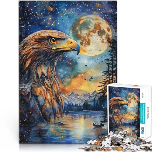 Entspannungsspiele Farbmalerei Adler Puzzle für Erwachsene 1000 Teile 26x38cm Geschenke für Freunde und Familie für ab 14 Jahren Entspannungsspiele Farbmalerei Adler Puzzle für Erwachsene 1000 Teile 26x38cm Geschenke für Freunde und Familie für ab 14 Jahren von LGNBTGM