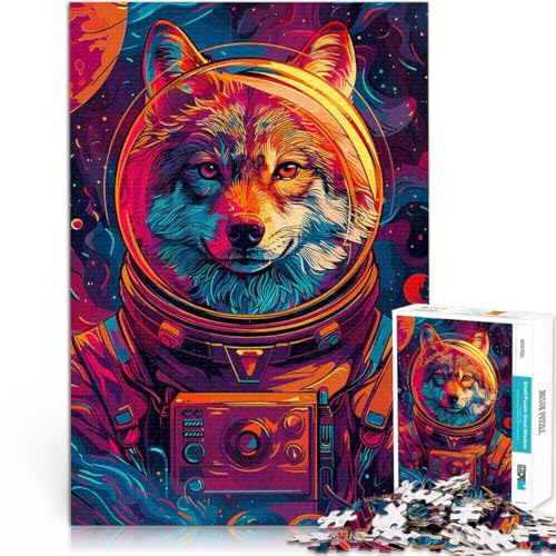 Familienaktivität Astronaut Space Wolf Puzzle für Erwachsene, 1000 Teile 26x38cm einzigartiges Herausforderungsspiel für ab 14 Jahren Familienaktivität Astronaut Space Wolf Puzzle für Erwachsene, 1000 Teile 26x38cm einzigartiges Herausforderungsspiel für ab 14 Jahren von LGNBTGM
