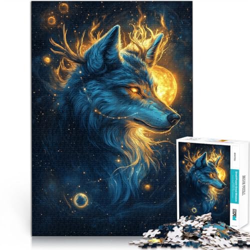 Familienaktivität Fantasiewolf Puzzle für Erwachsene, 2000 Teile 70x100cm Geeignet für die Schreibtischdekoration für ab 14 Jahren Familienaktivität Fantasiewolf Puzzle für Erwachsene, 2000 Teile 70x100cm Geeignet für die Schreibtischdekoration für ab 14 Jahren von LGNBTGM
