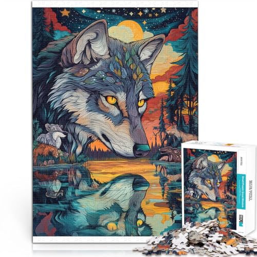 Familienaktivität Farbgemälde Wolf Teenager 1000 Teile Puzzle 26x38cm Wanddekoration Einzigartige Geburtstags ab 14 Jahren Familienaktivität Farbgemälde Wolf Teenager 1000 Teile Puzzle 26x38cm Wanddekoration Einzigartige Geburtstags ab 14 Jahren von LGNBTGM