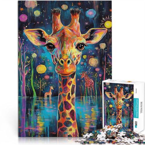 Familienaktivität Giraffe ausmalen 1000 Teenager-Teile-Puzzle 70x100cm Geeignet für die Schreibtischdekoration für ab 14 Jahren Familienaktivität Giraffe ausmalen 1000 Teenager-Teile-Puzzle 70x100cm Geeignet für die Schreibtischdekoration für ab 14 Jahren von LGNBTGM