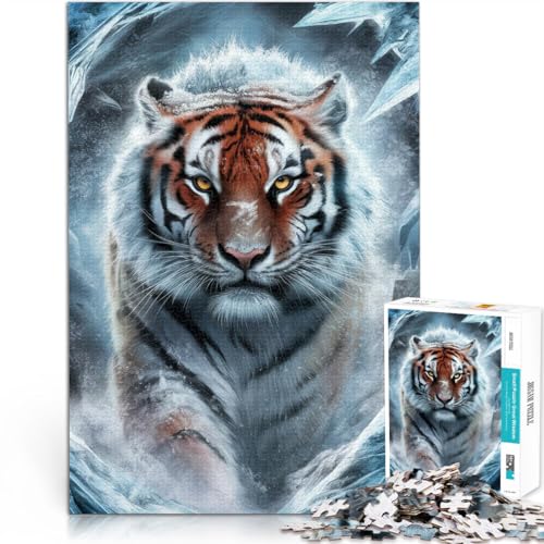 Familienaktivität Ice Age Tiger 1000-teilige Puzzles für Teenager 70x100cm Geschenke für Freunde und Familie ab 14 Jahren Familienaktivität Ice Age Tiger 1000-teilige Puzzles für Teenager 70x100cm Geschenke für Freunde und Familie ab 14 Jahren von LGNBTGM