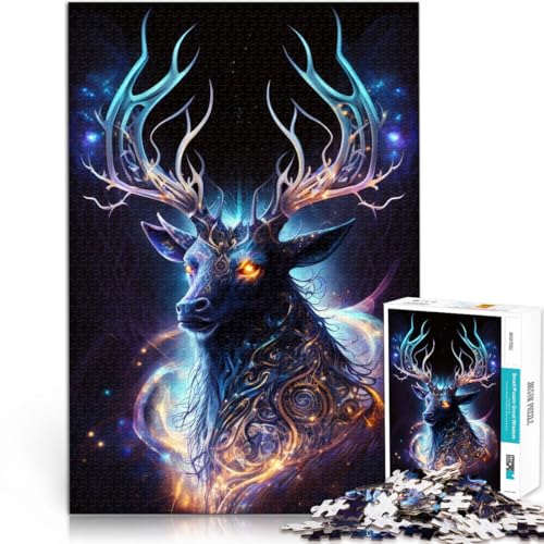 Familienaktivität Kosmisches Hirschporträt 1000-Teile-Puzzle für Erwachsene 26x38cm Tolle Geschenke und Spielzeuge für ab 14 Jahren Familienaktivität Kosmisches Hirschporträt 1000-Teile-Puzzle für Erwachsene 26x38cm Tolle Geschenke und Spielzeuge für ab 14 Jahren von LGNBTGM