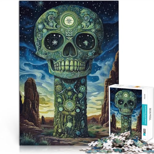 Familienaktivität Künstlerischer Schädel Puzzle 1000 Teile für Jugendliche 26x38cm Lernspiel für Geburtstag, Weihnachten ab 14 Jahren Familienaktivität Künstlerischer Schädel Puzzle 1000 Teile für Jugendliche 26x38cm Lernspiel für Geburtstag, Weihnachten ab 14 Jahren von LGNBTGM