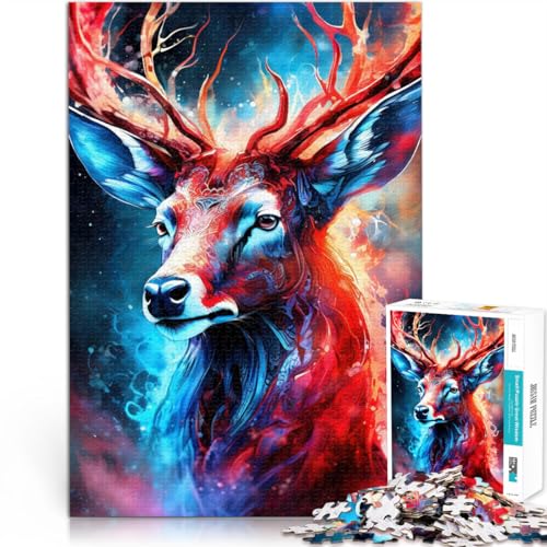 Familienaktivität Mystischer Neonhirsch Puzzle für Erwachsene, 1000 Teile 50x75cm Wunschliste mit dem Weihnachtsmann ab 14 Jahren Familienaktivität Mystischer Neonhirsch Puzzle für Erwachsene, 1000 Teile 50x75cm Wunschliste mit dem Weihnachtsmann ab 14 Jahren von LGNBTGM