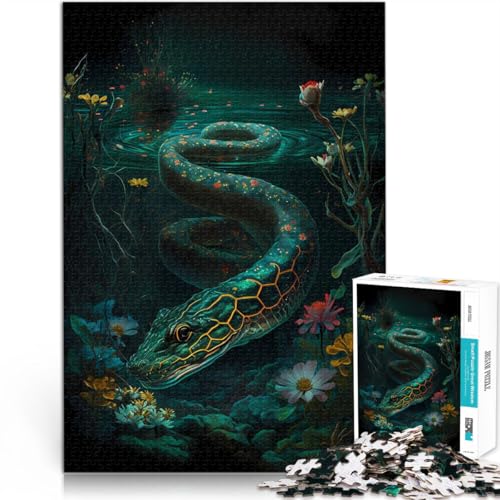 Familienaktivität Schlange Fantasievoll 1000-teiliges Puzzle für Erwachsene 26x38cm Geeignet für die Schreibtischdekoration ab 14 Jahren Familienaktivität Schlange Fantasievoll 1000-teiliges Puzzle für Erwachsene 26x38cm Geeignet für die Schreibtischdekoration ab 14 Jahren von LGNBTGM