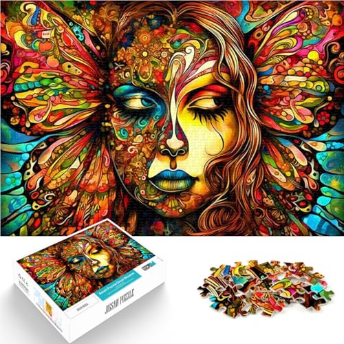 Familienaktivität Schmetterlingsfrau 1000-Teile-Puzzle für Erwachsene 70x100cm Lernspiel für Geburtstag, Weihnachten für ab 14 Jahren Familienaktivität Schmetterlingsfrau 1000-Teile-Puzzle für Erwachsene 70x100cm Lernspiel für Geburtstag, Weihnachten für ab 14 Jahren von LGNBTGM